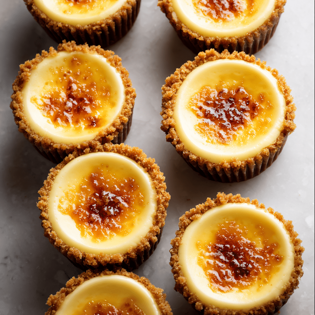 Mini Crème Brûlée Cheesecakes
