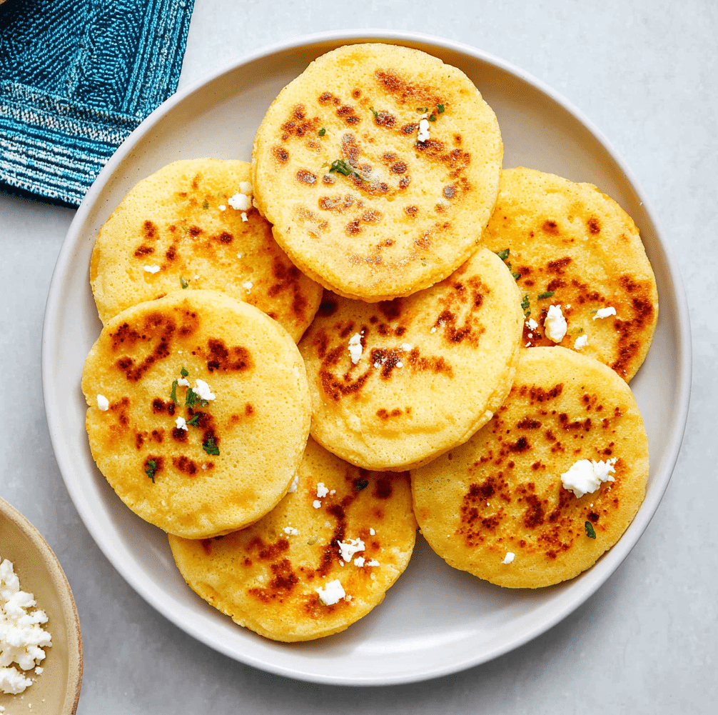 Arepas con Queso