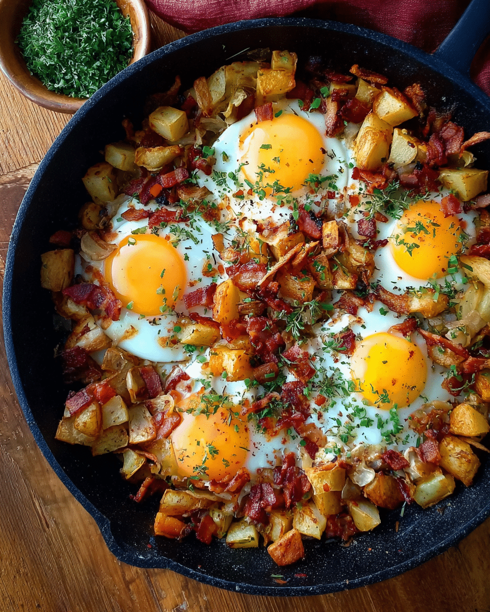 Bacon, Egg & Potato Hash