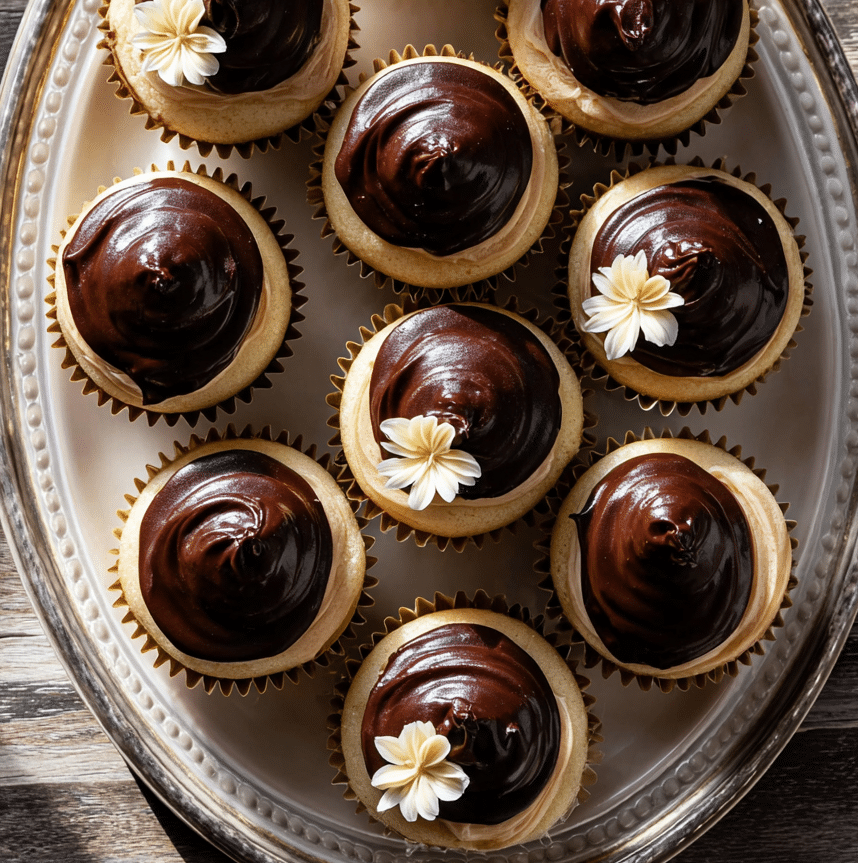 Boston Cream Pie Cupcakes