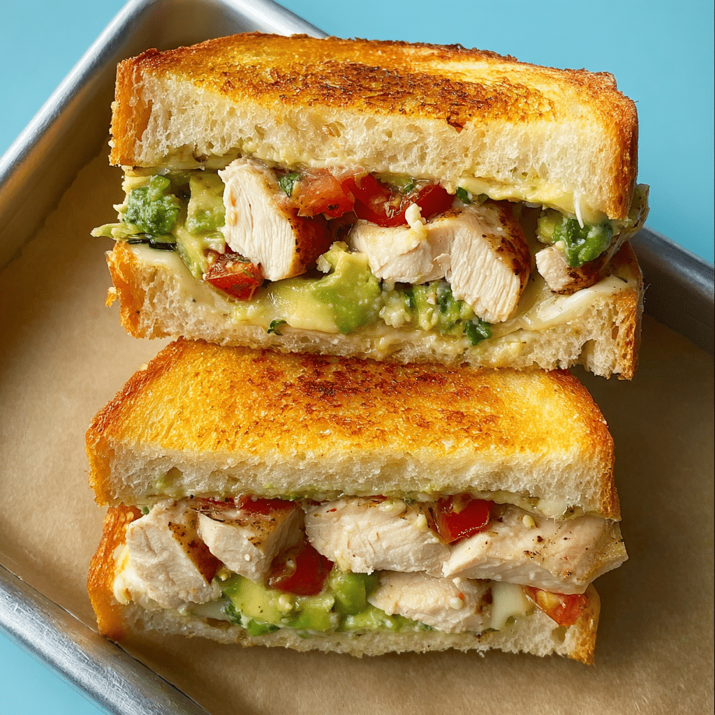 Chicken Avocado Melt Sandwich