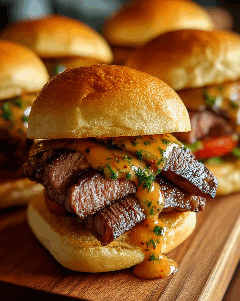 Cowboy Butter Steak Sliders
