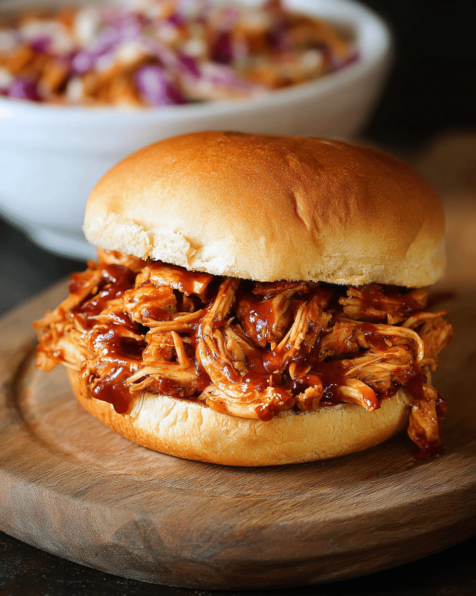 Crockpot BBQ Pulled Chicken