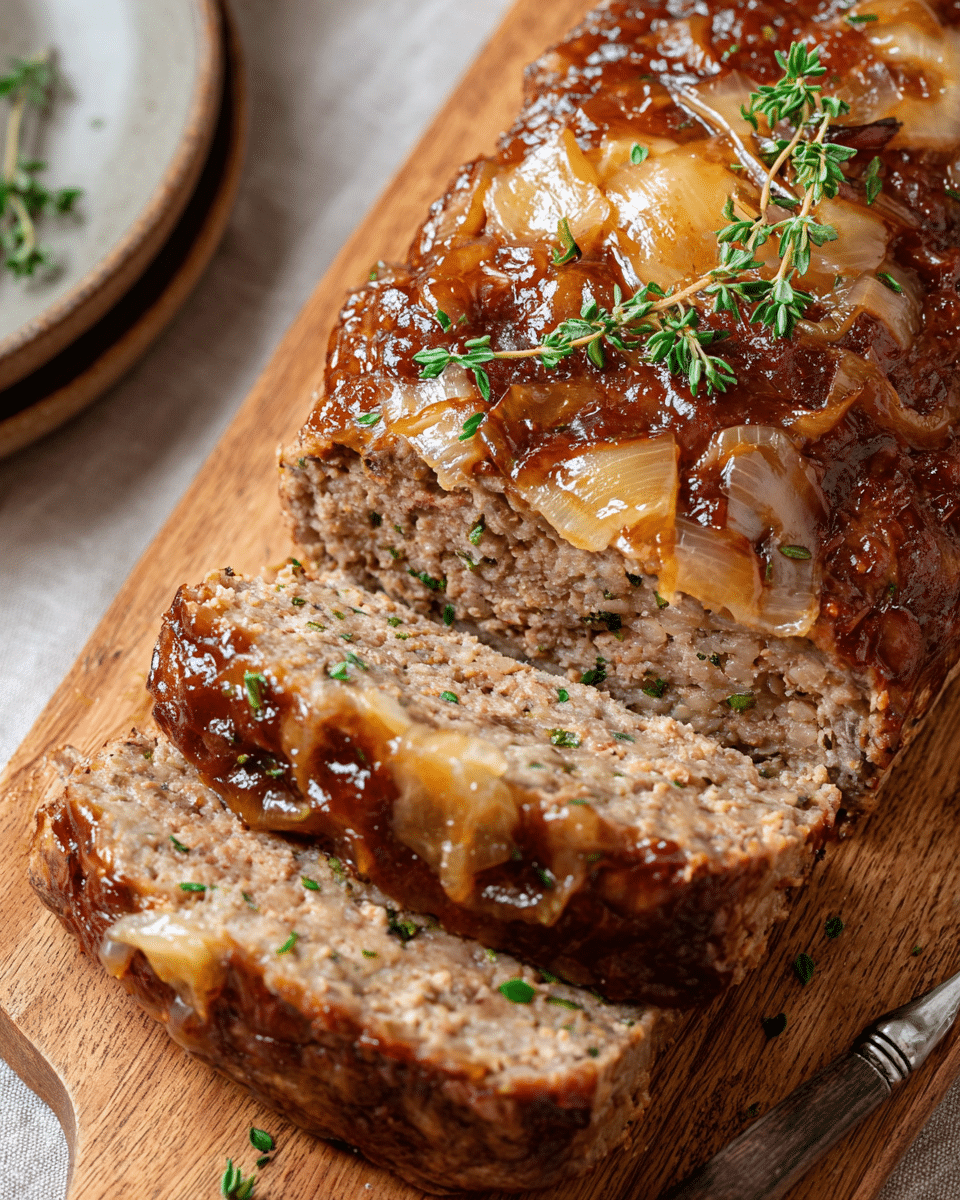 French Onion Meatloaf