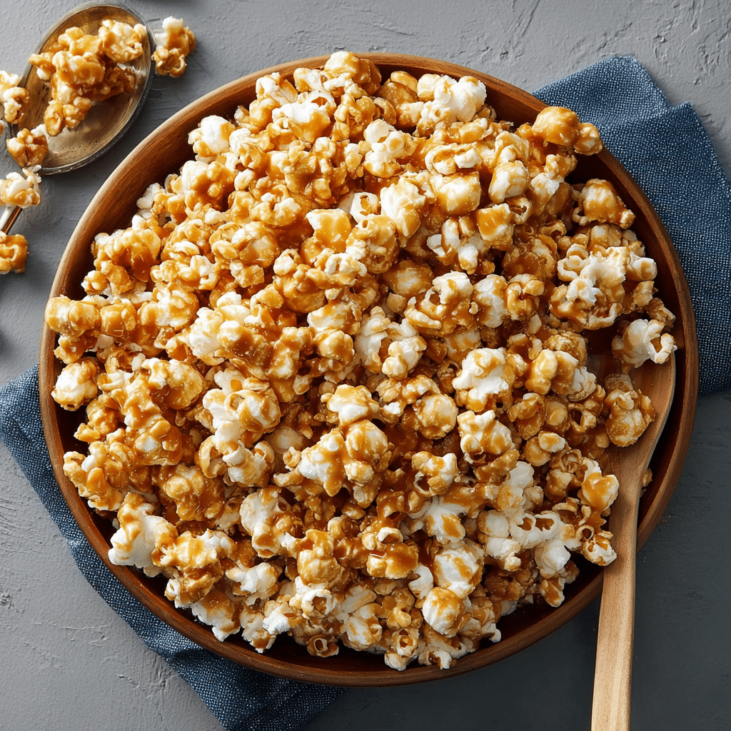 Homemade Werther’s Caramel Popcorn