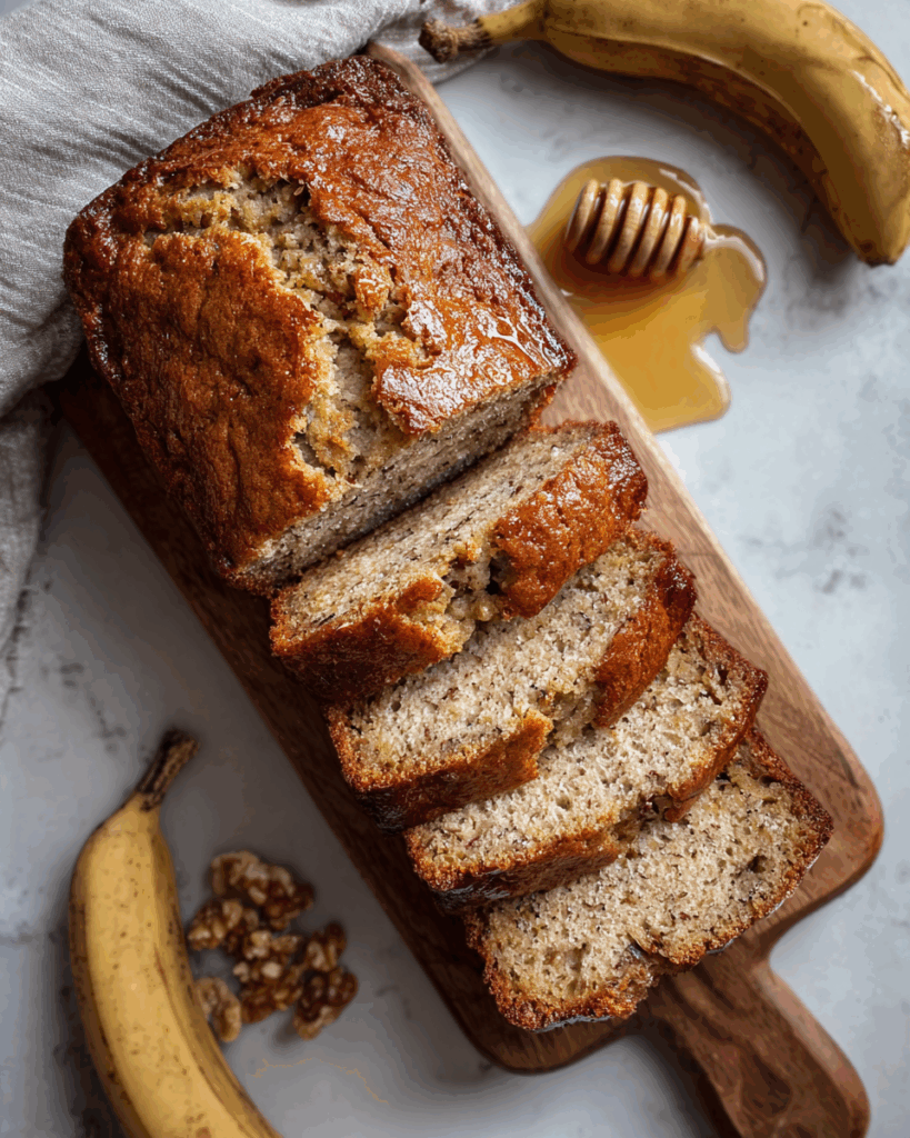 Honey Vanilla Banana Bread