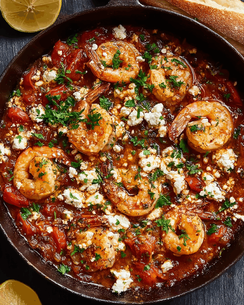 Shrimp Saganaki