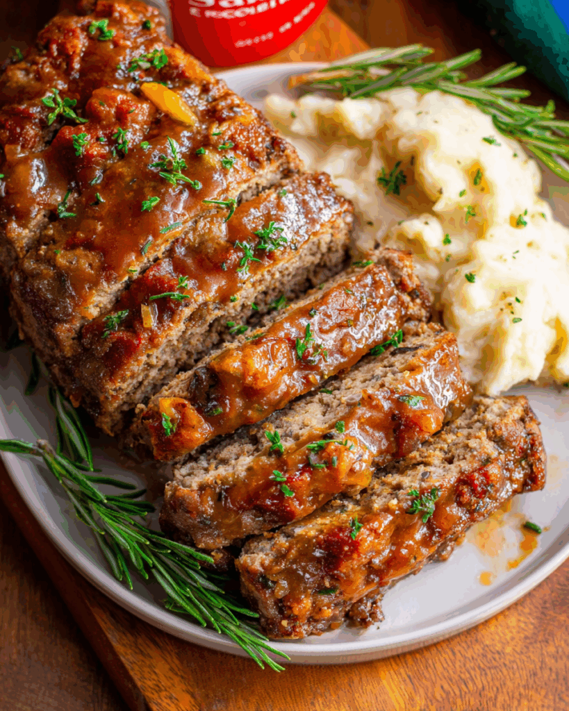 Stovetop Stuffing Meatloaf