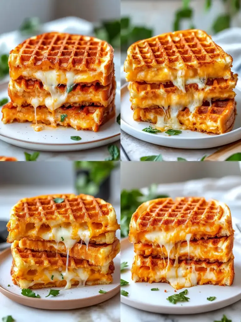 Low Carb Grilled Cheese Chaffle