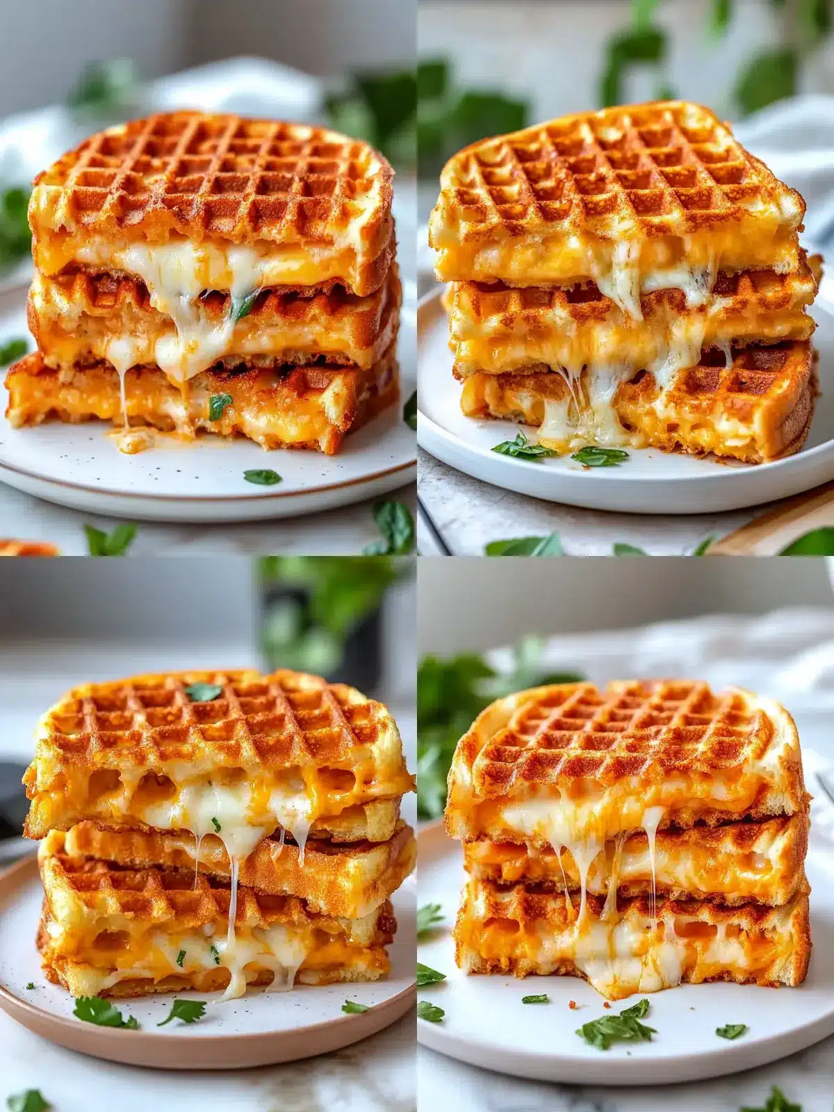 Low Carb Grilled Cheese Chaffle