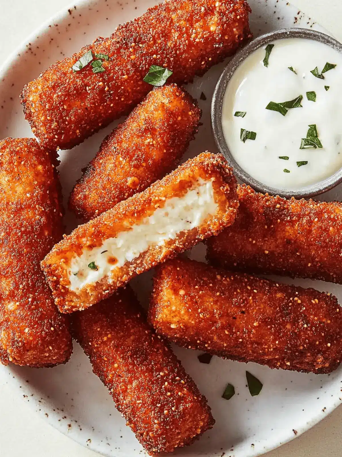 Nashville Hot Mozzarella Sticks