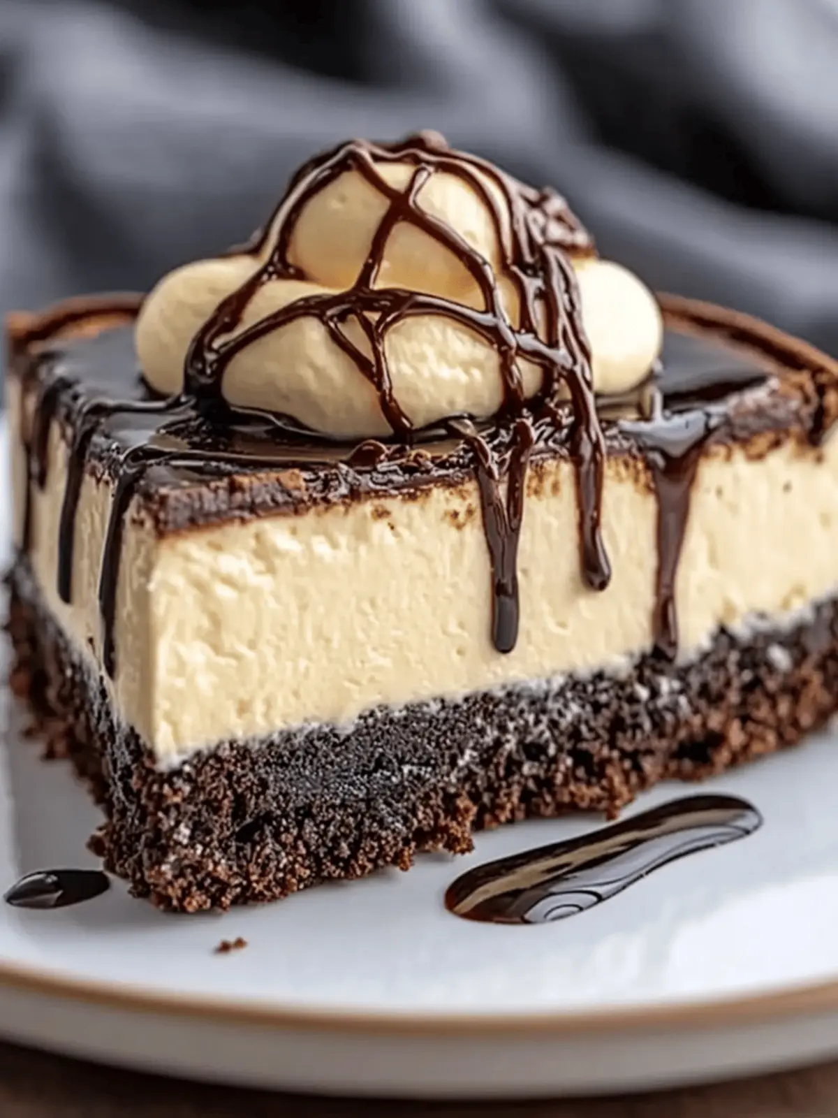 Brownie Bottom Cheesecake