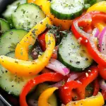 Cucumber Sweet Pepper Salad