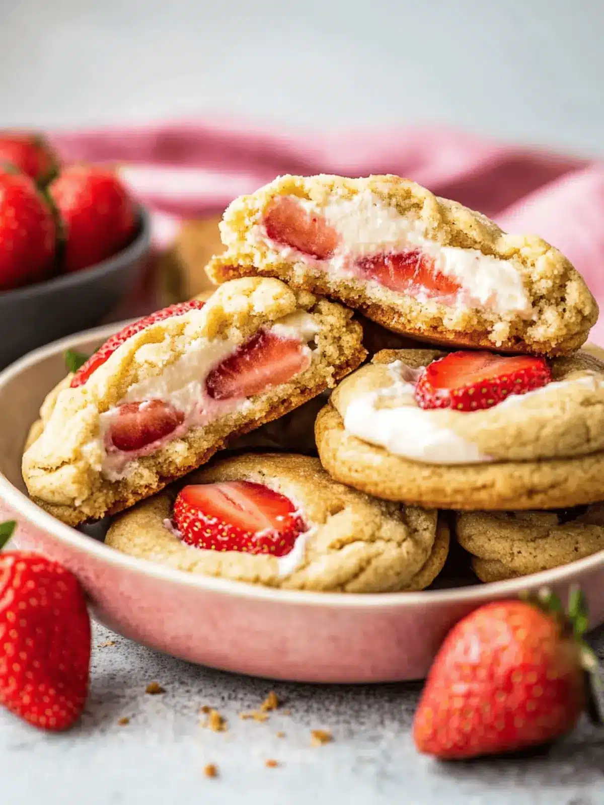 Strawberry Cheesecake Cookies That'll Stun Your Taste Buds