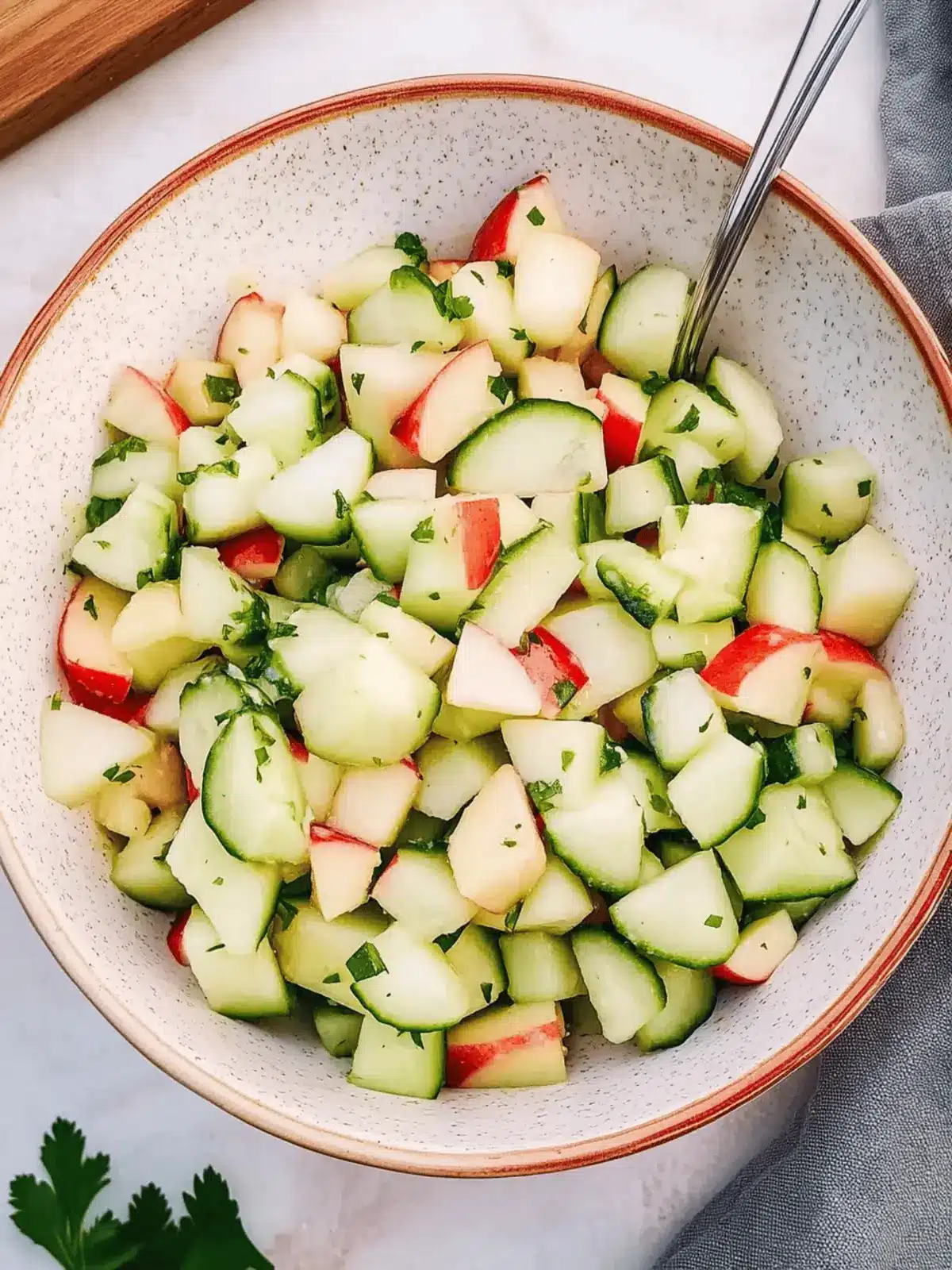 Cucumber Apple Salad