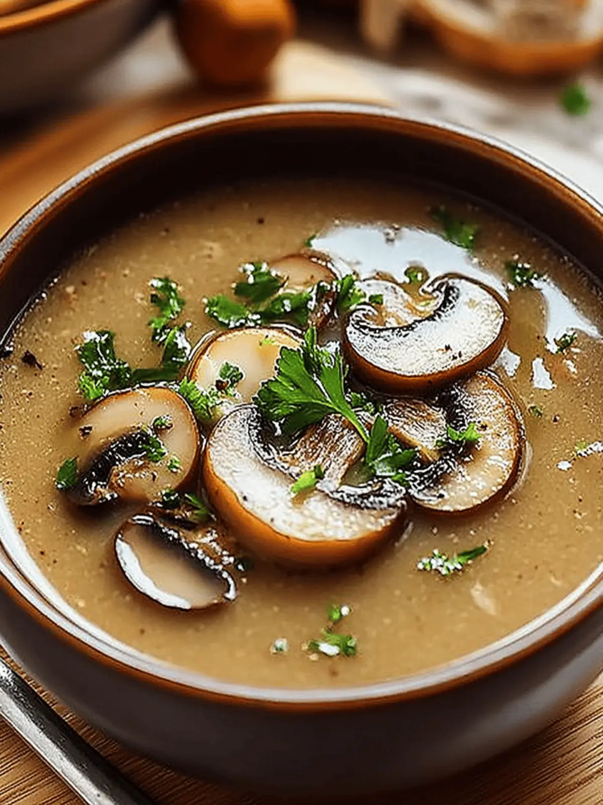 Double Umami Mushroom Soup