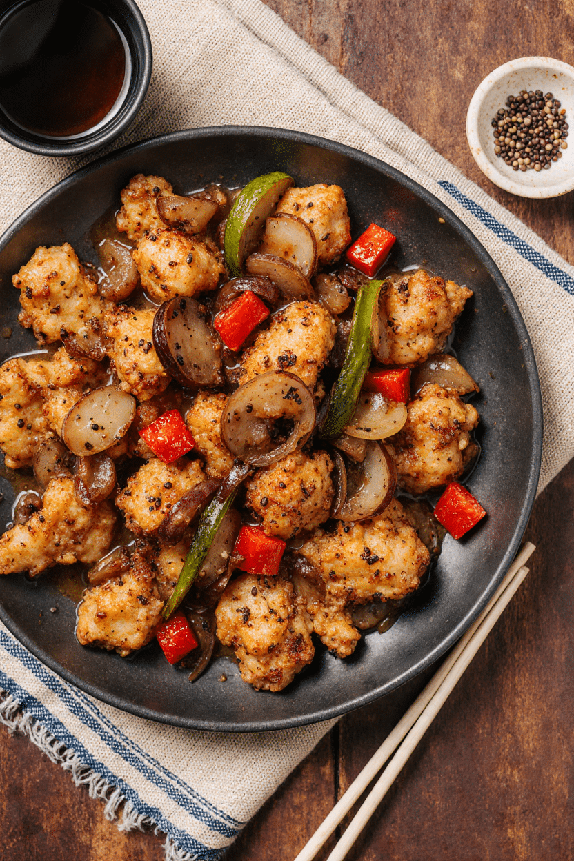Black Pepper Chicken
