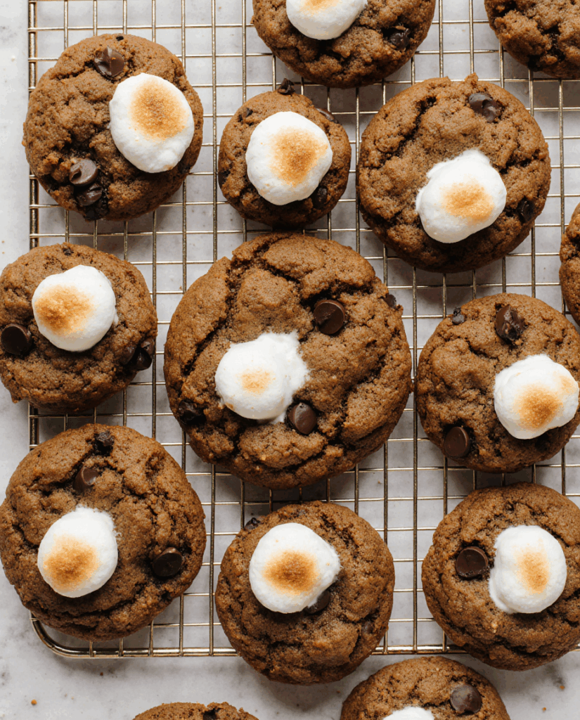 Pumpkin S’mores Cookies