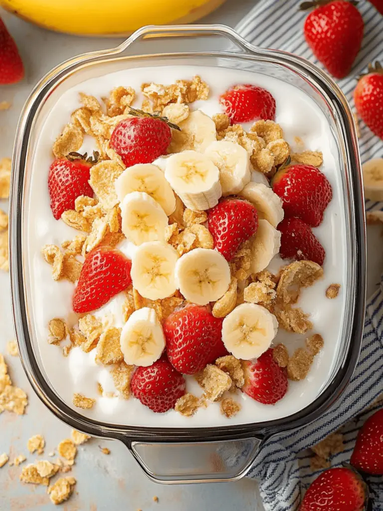 Strawberry Banana Pudding Dream