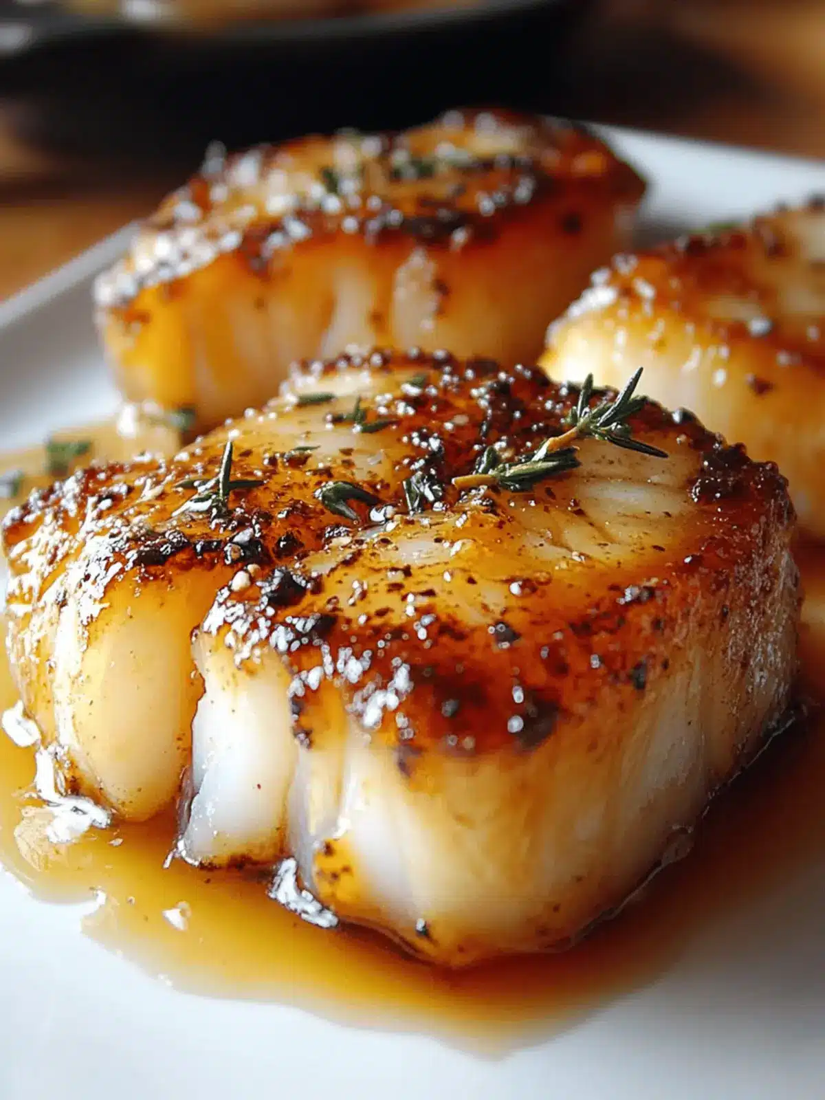 Sweet and Savory Baked Honey Marinated Cod in 15 Minutes