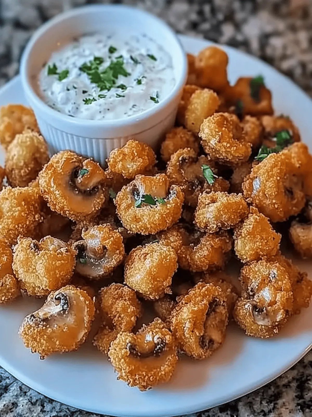 Crispy Fried Mushrooms with Cool Ranch Dip: A Game-Changer Snack