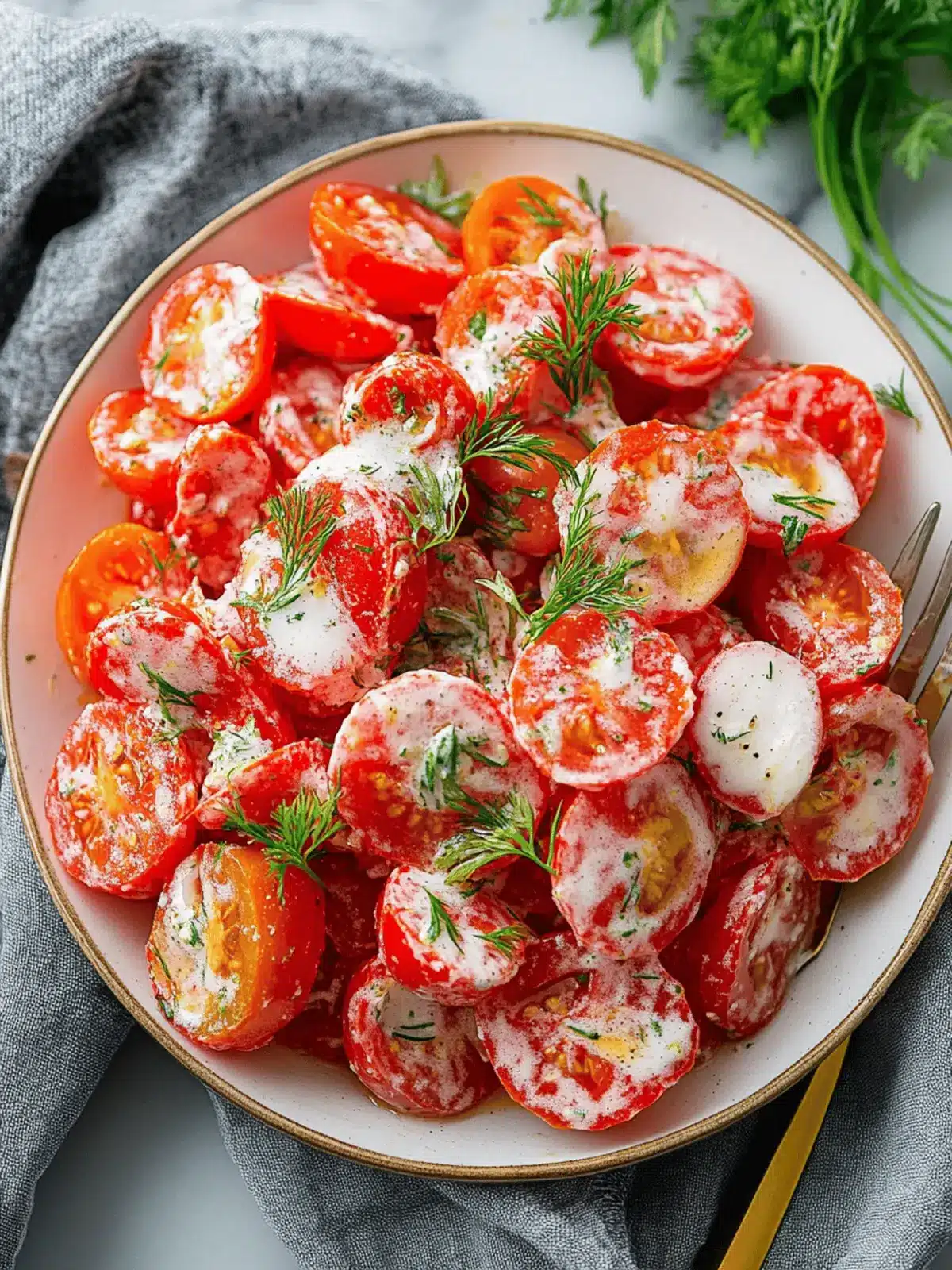 Refreshing Tomato Garlic Salad for Your Summer Gatherings