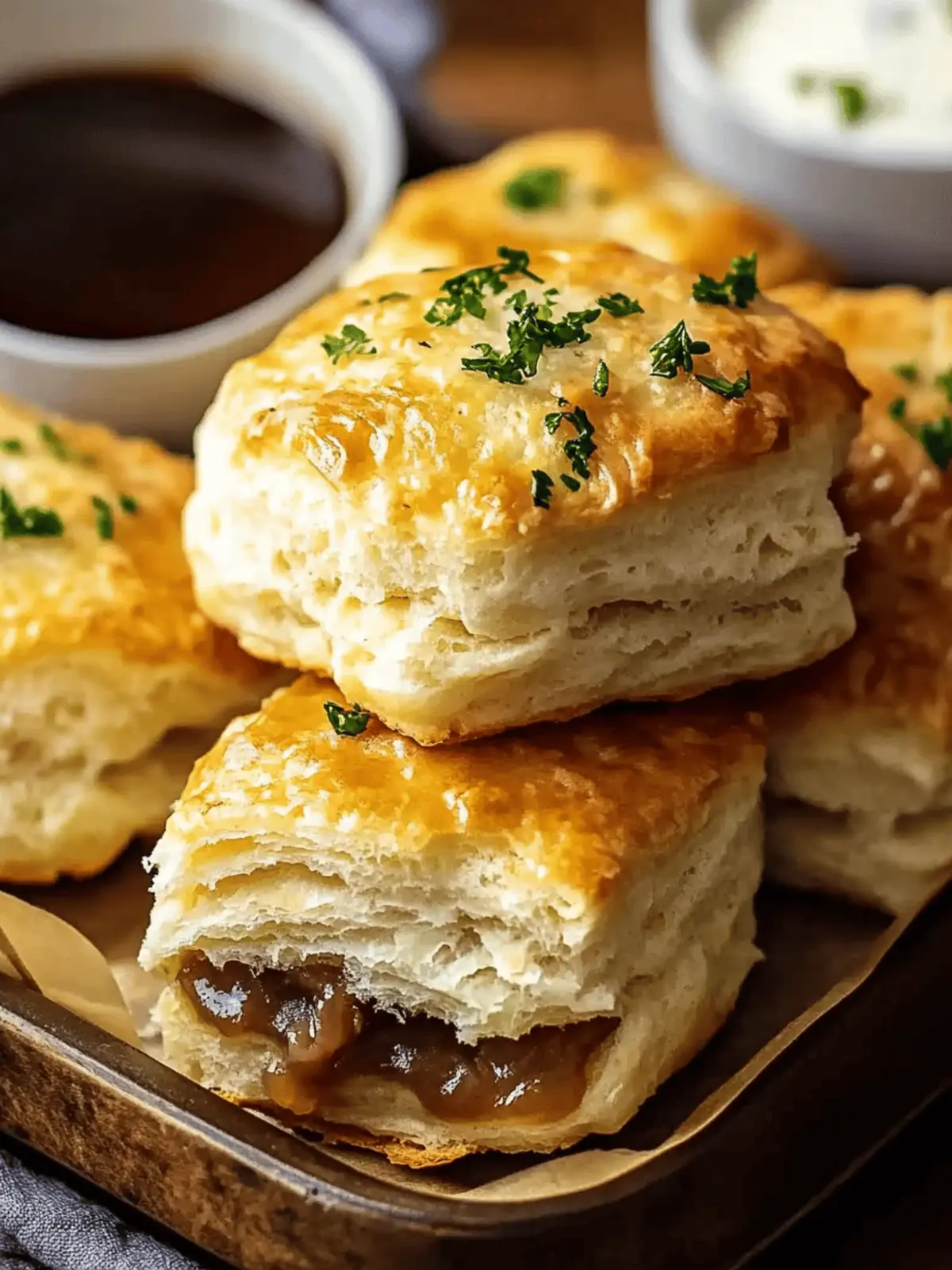 Savory Baked French Dip Biscuits That Everyone Will Love