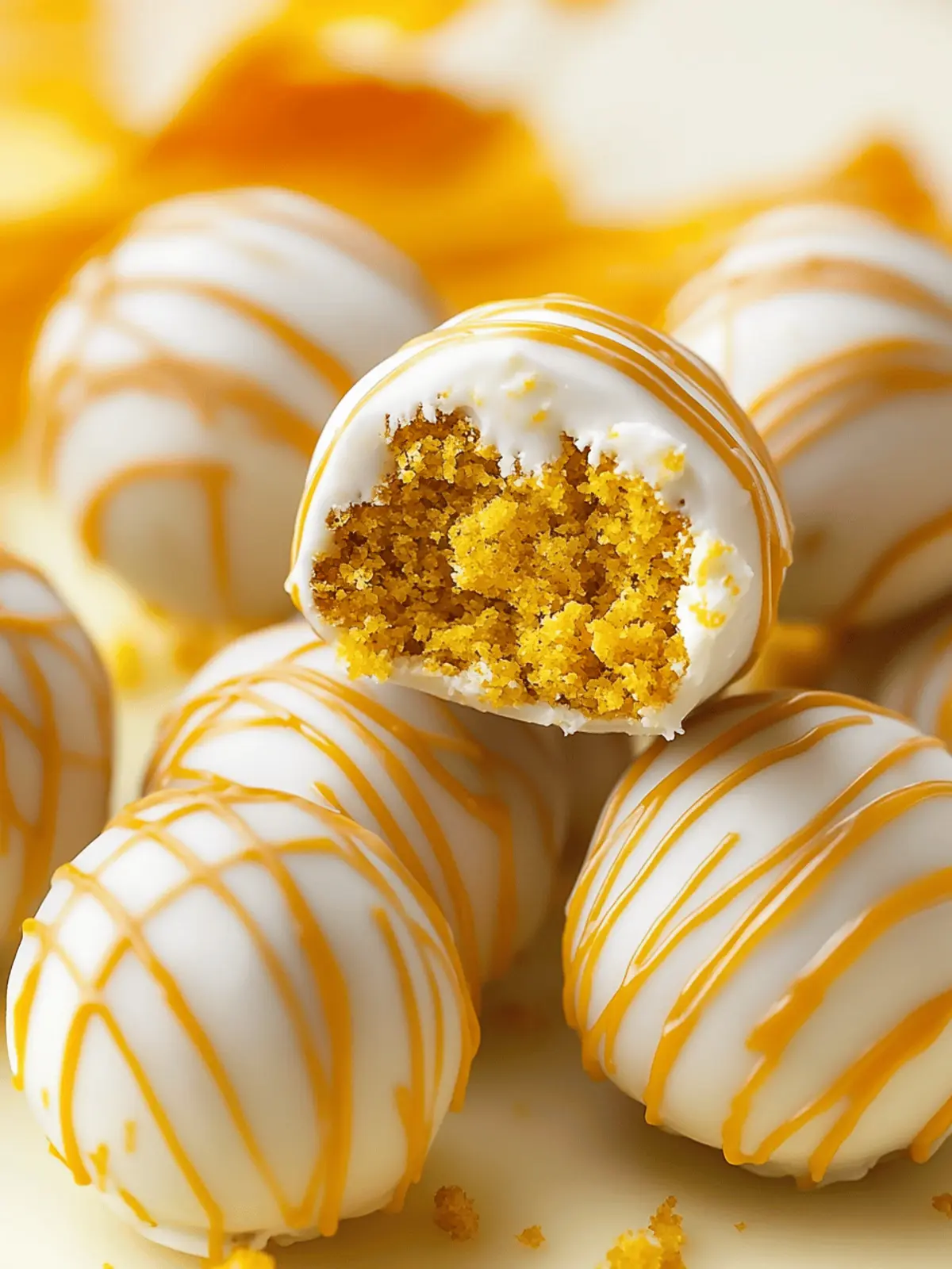 Pumpkin Cake Pops