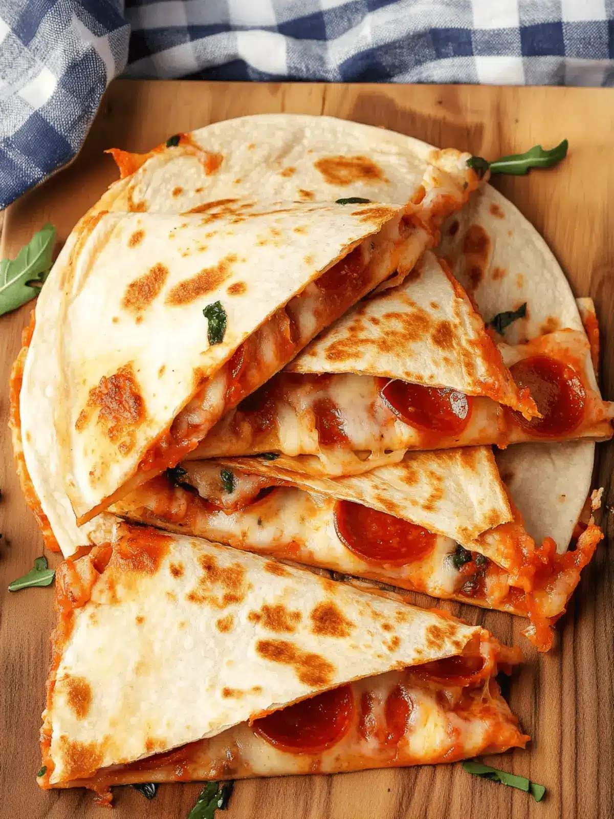 Pepperoni Pizza Quesadilla: A Quick, Cheesy Delight