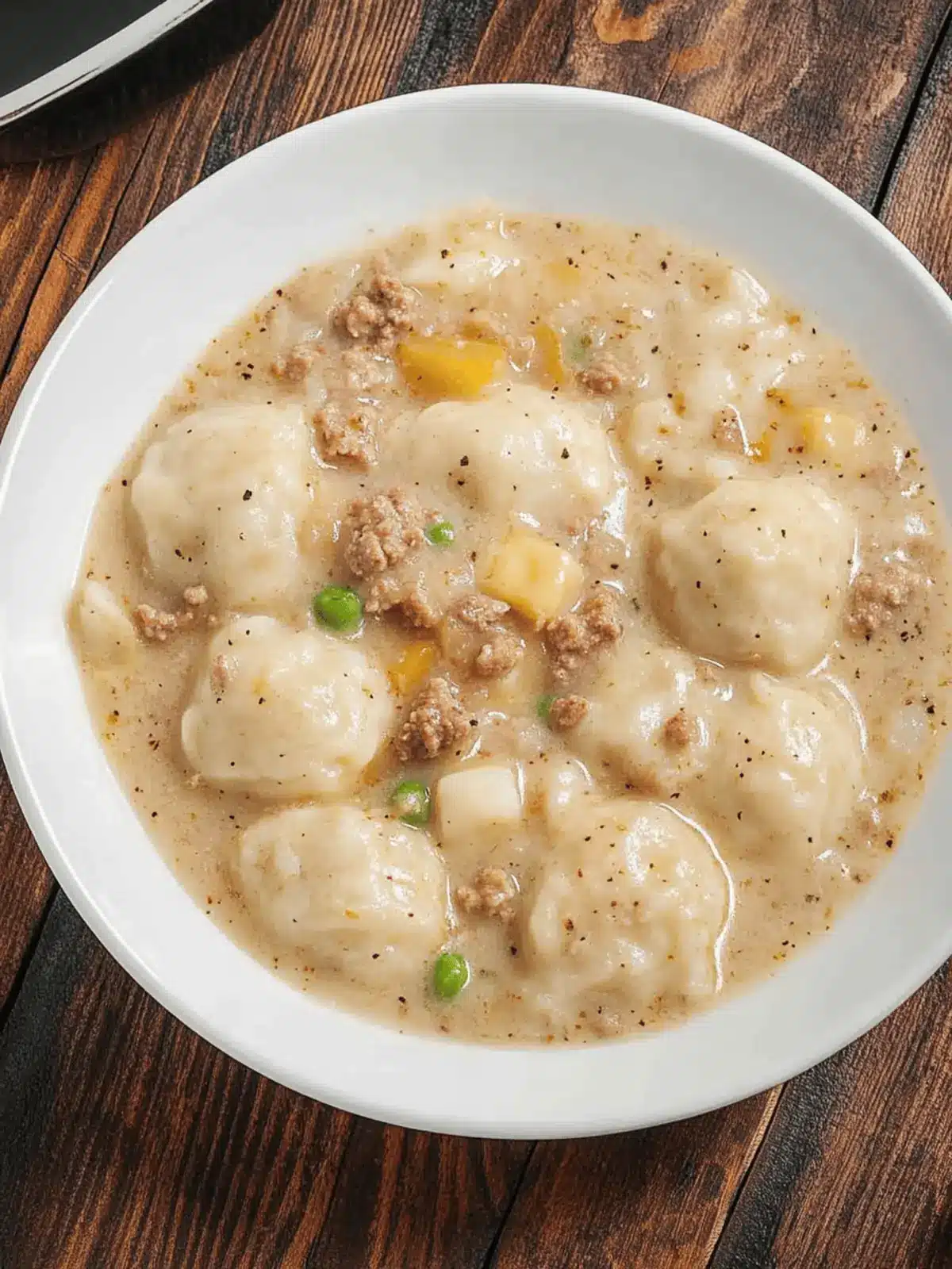 Ground Beef and Dumplings: Cozy Comfort Food in One Pan