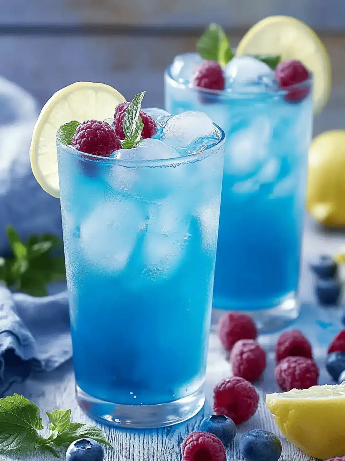 Blue Raspberry Lemonade That Will Refresh Your Summer Vibes Blue Raspberry Lemonade