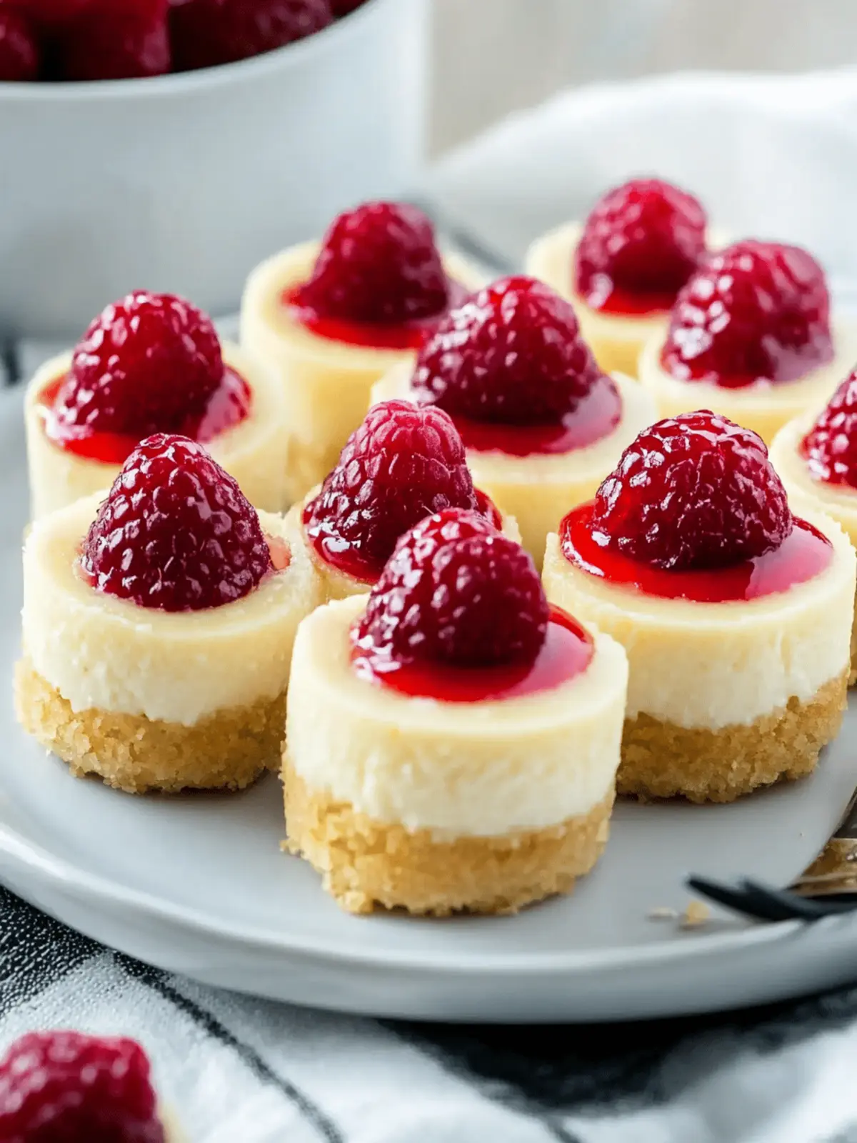 Mini Cheesecakes New York Style