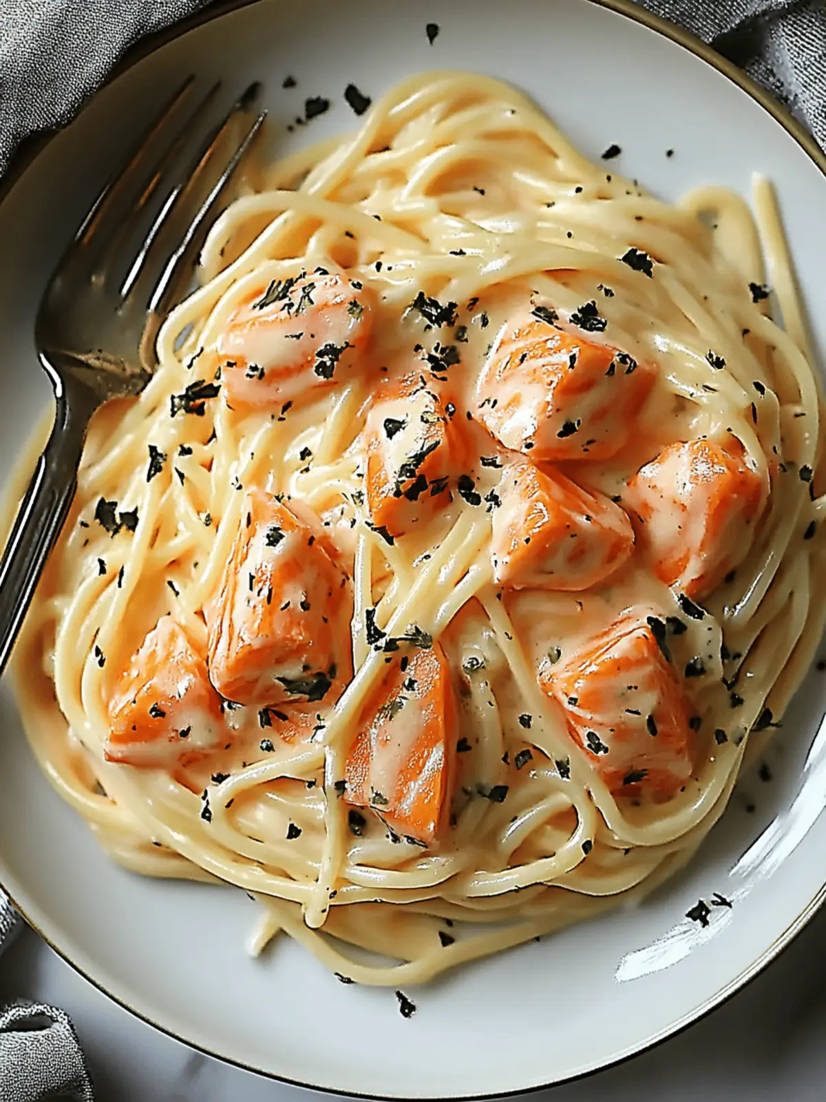 Smoked Salmon Carbonara
