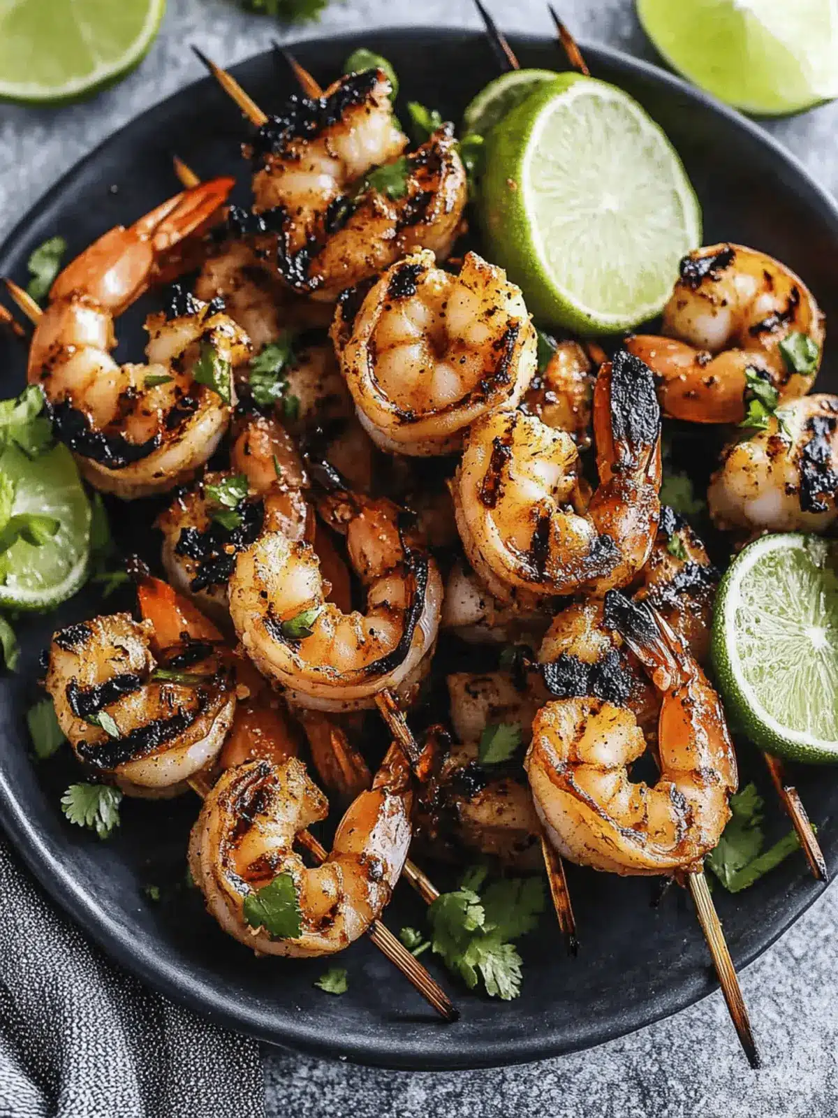 Margarita Grilled Shrimp Skewers