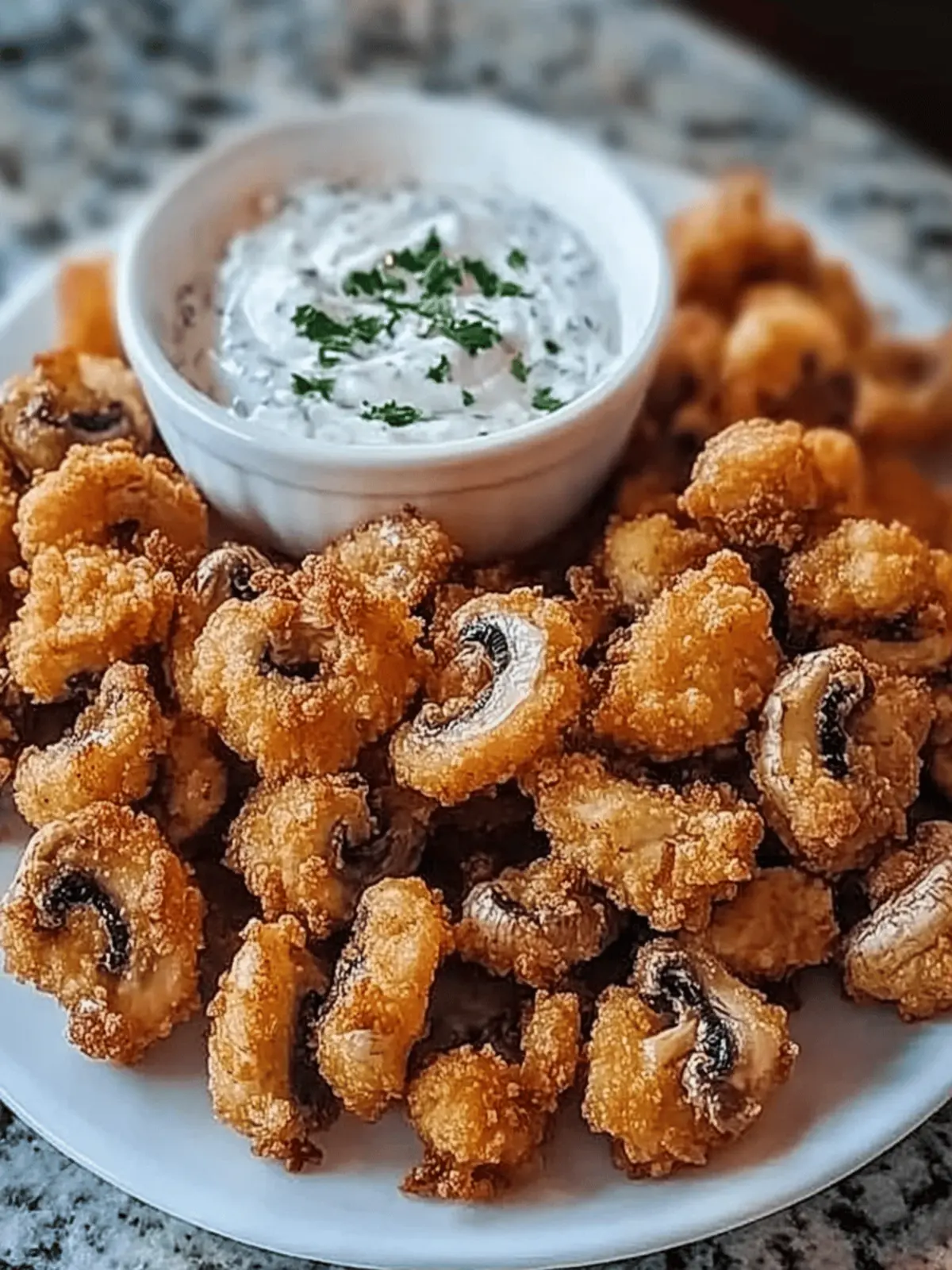 Crispy Fried Mushrooms with Cool Ranch Dip: A Game-Changer Snack