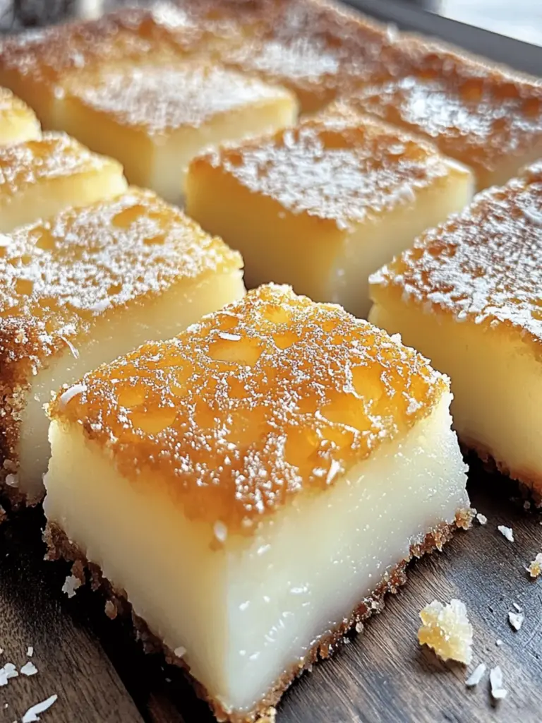 Coconut Mochi Cake