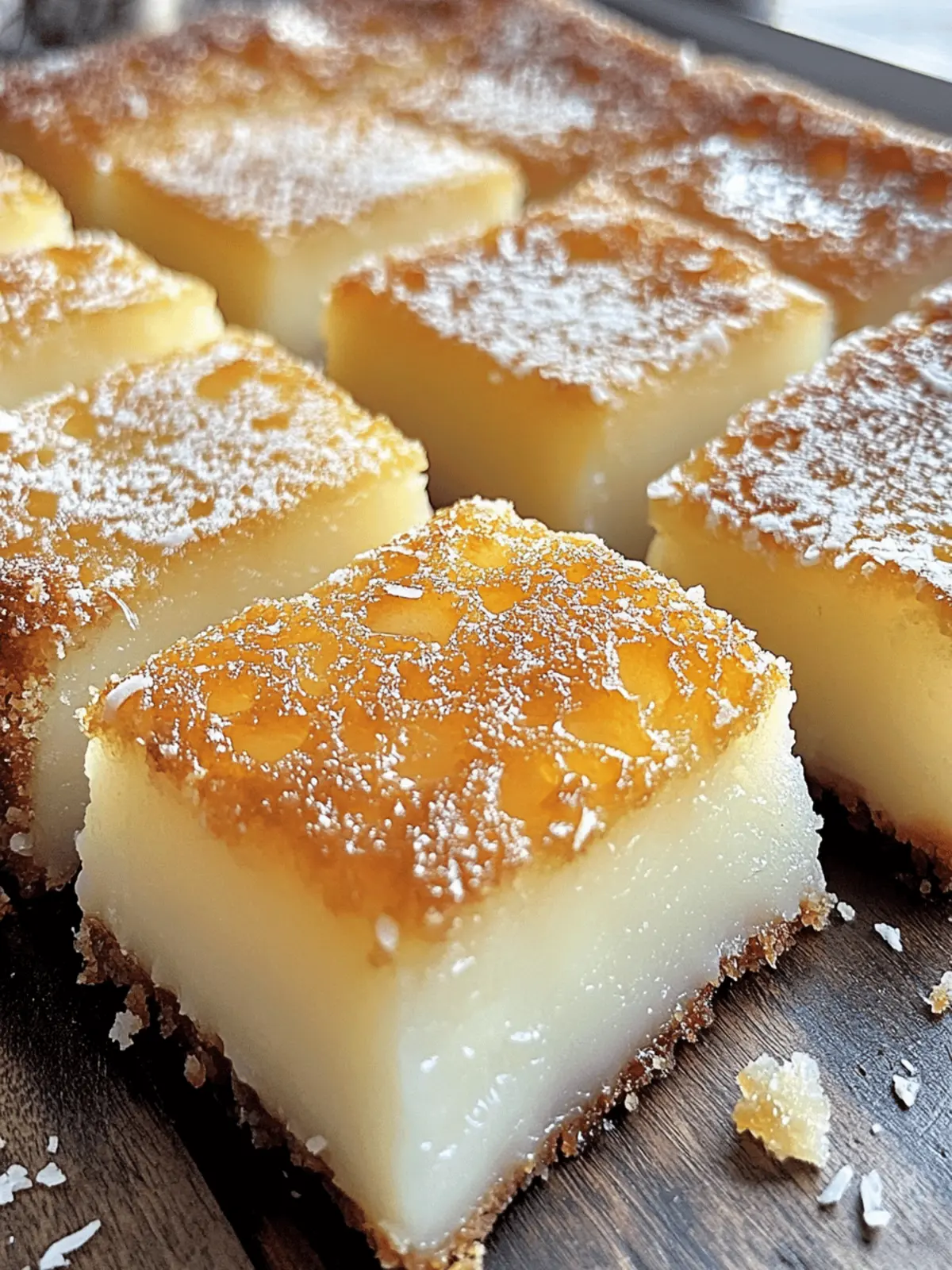 Coconut Mochi Cake