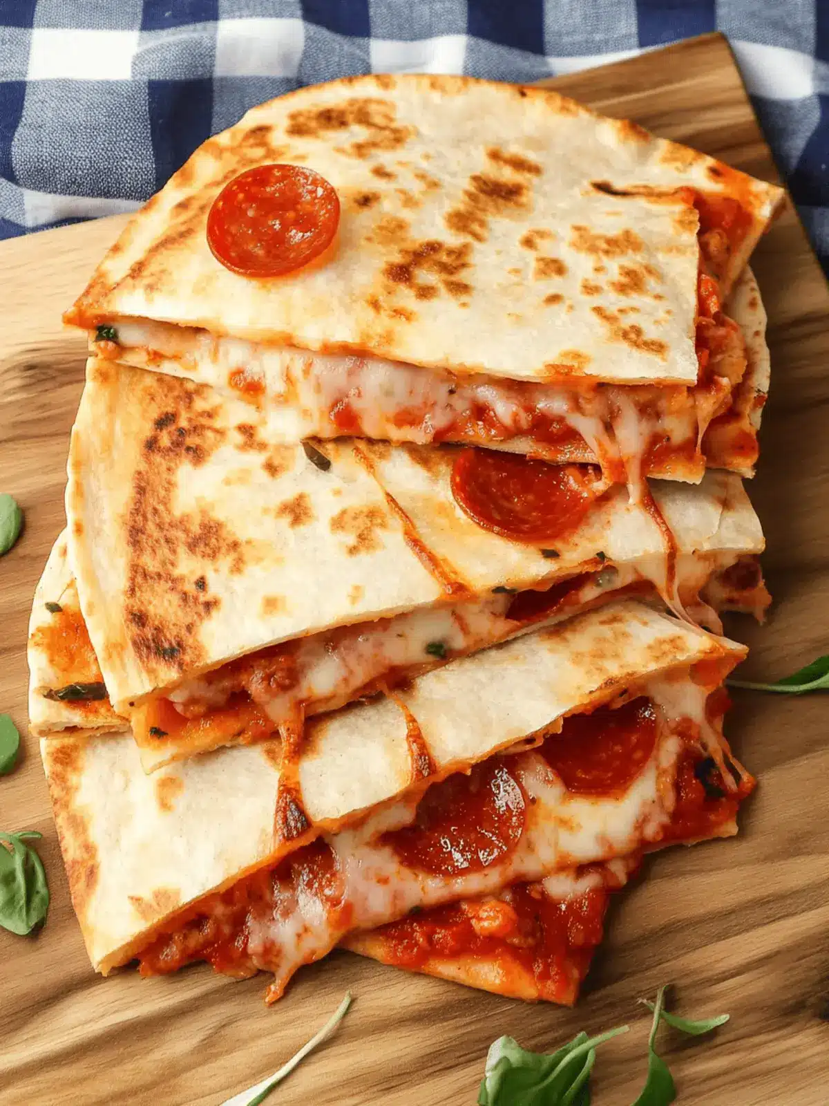 Pepperoni Pizza Quesadilla: A Quick, Cheesy Delight