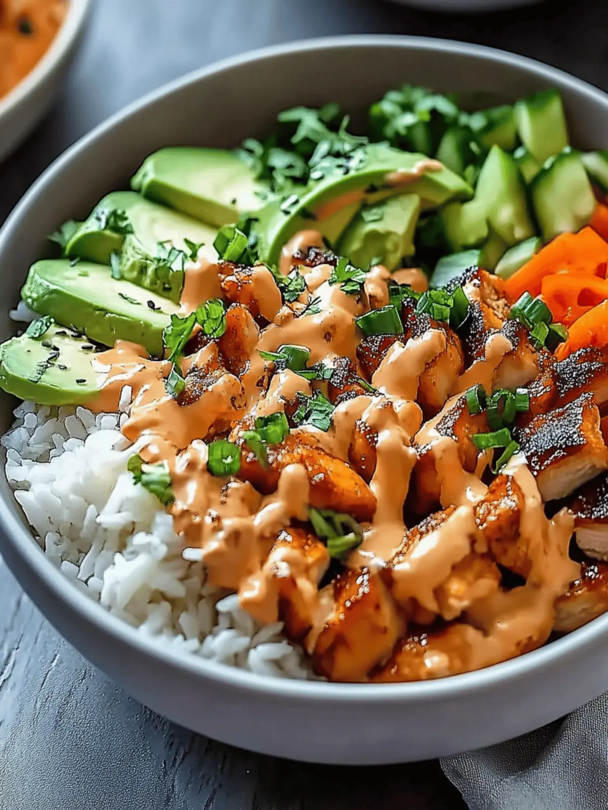 Bang Bang Chicken Bowl