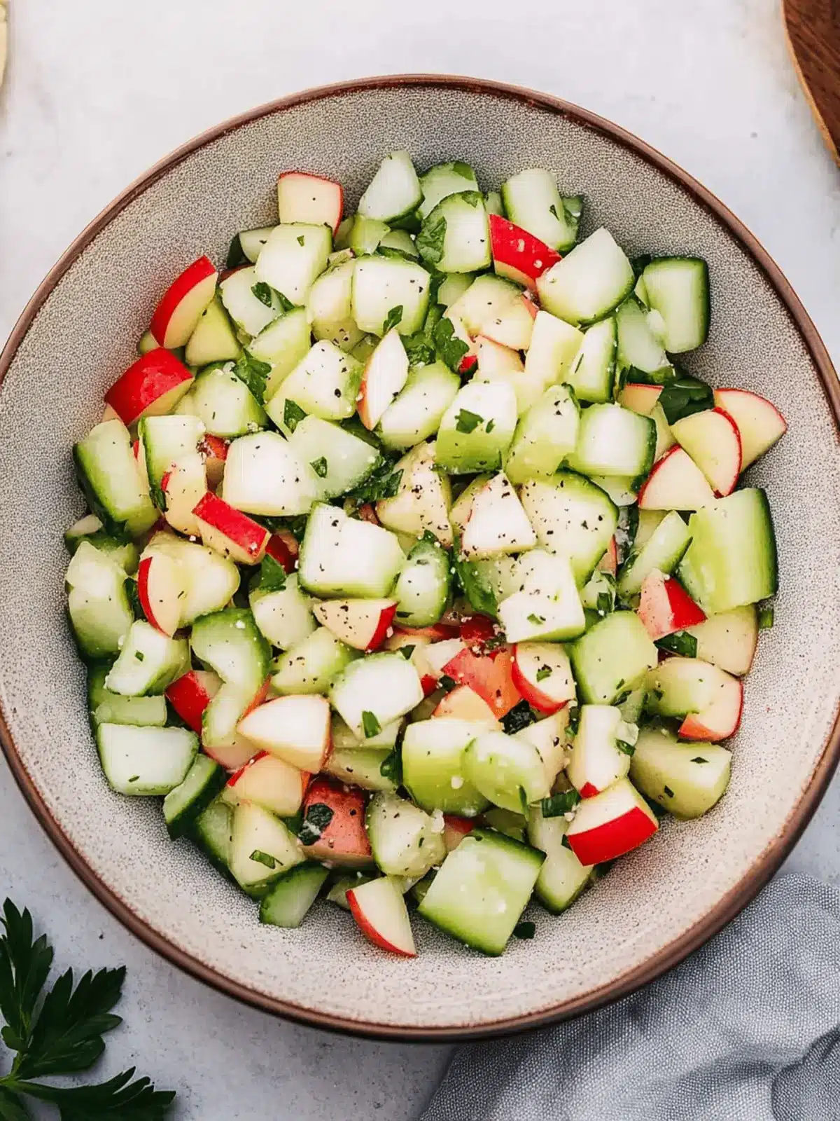 Cucumber Apple Salad