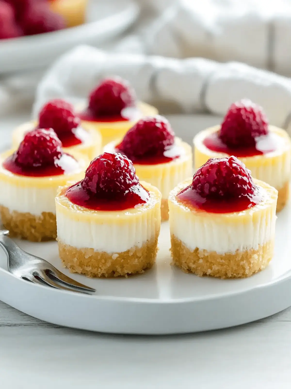 Mini Cheesecakes New York Style