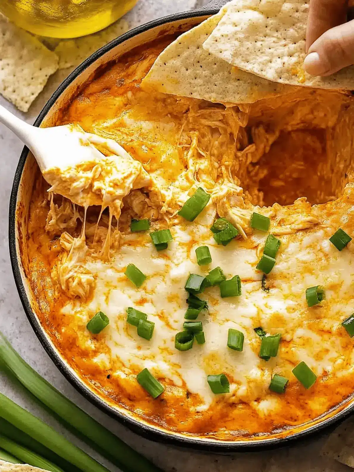 Spicy & Creamy Buffalo Chicken Dip