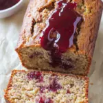 Peanut Butter & Jelly Banana Bread