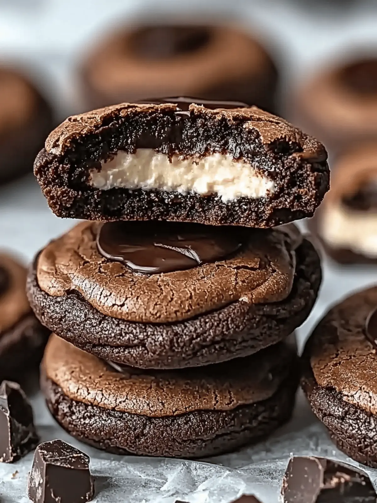 Choco Cheesecake Cookie Bites