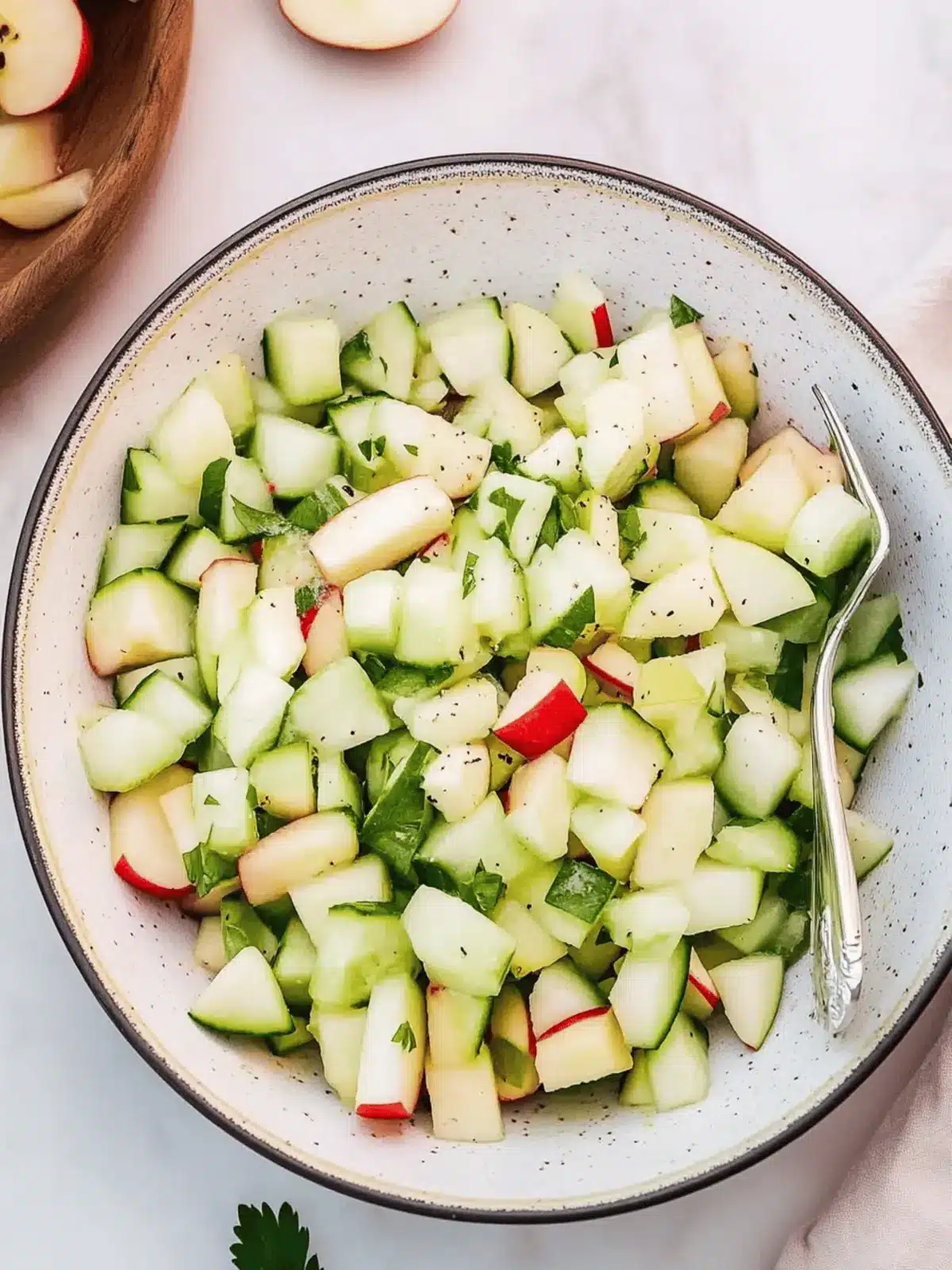 Cucumber Apple Salad