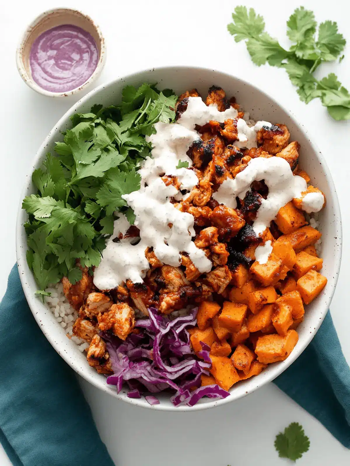 Savory BBQ Chicken Sweet Potato Bowl for Easy Weeknight Wins