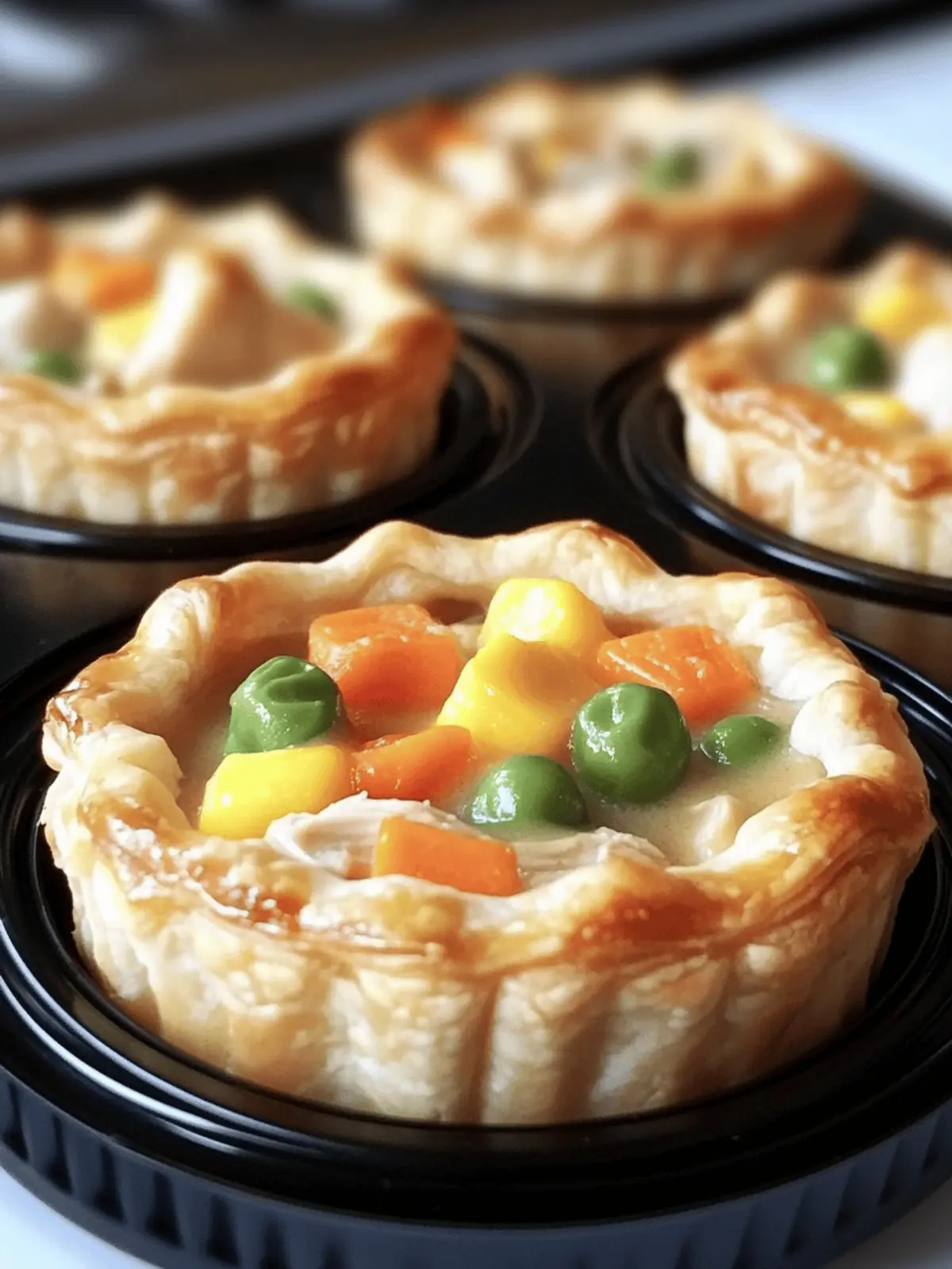 Mini Chicken Pot Pies Muffins: Cozy Bites for Busy Nights