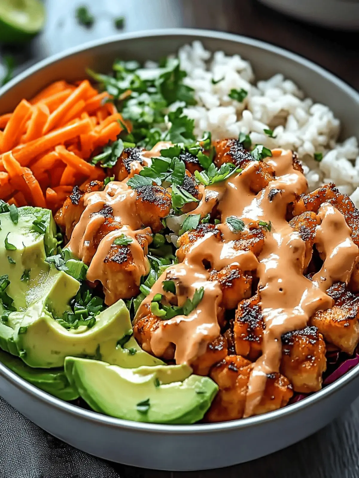 Bang Bang Chicken Bowl