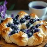 Cottage Cheese Blueberry Cloud Bread