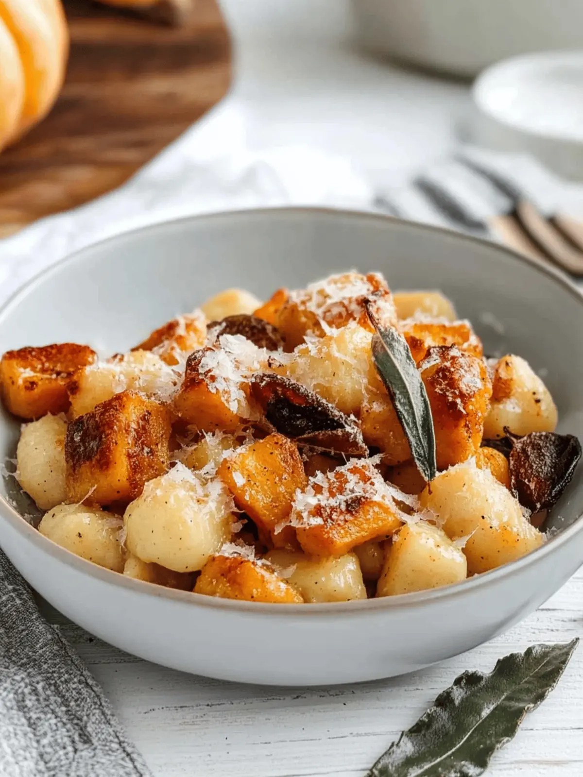 Air Fryer Pumpkin Gnocchi Bake